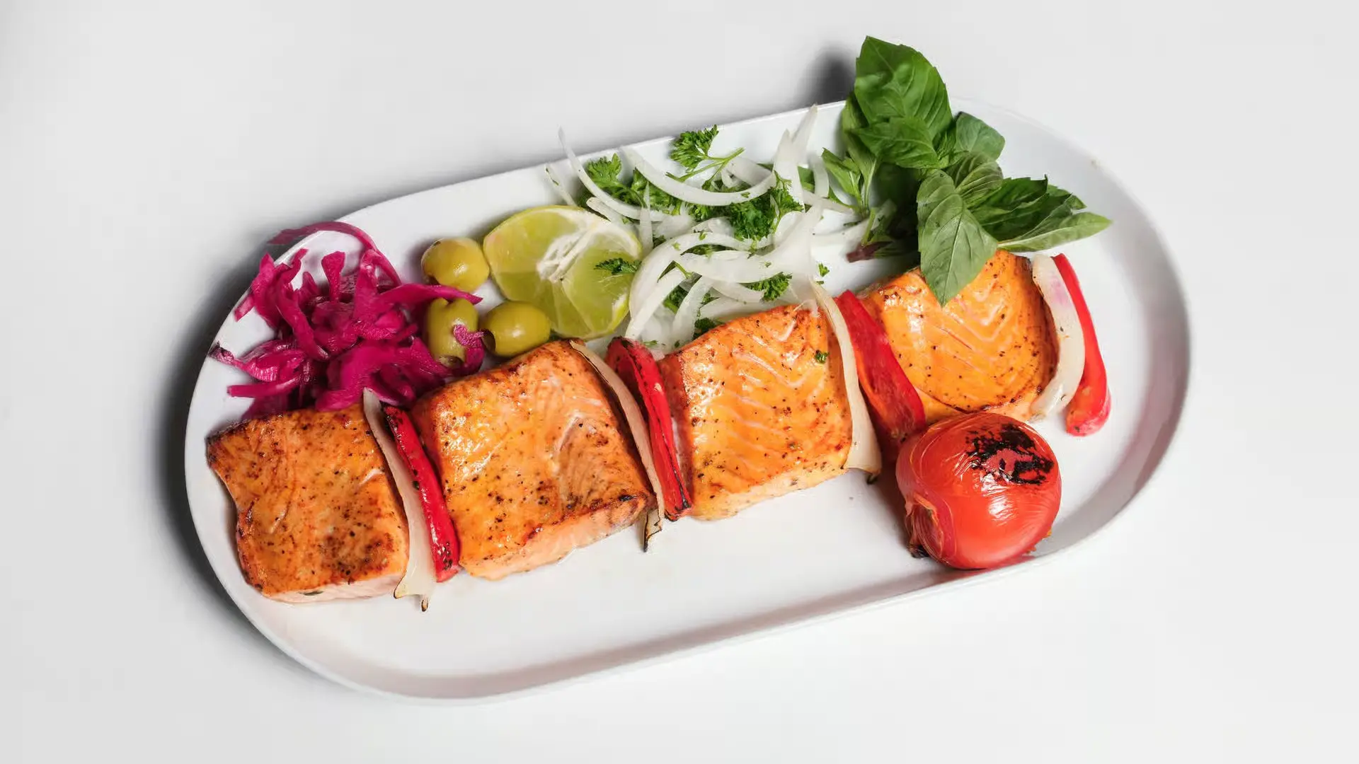 Salmon Kebab